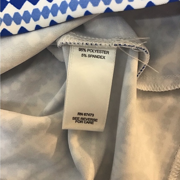 Just Taylor blue printed dress size 12 - Picture 4 of 5